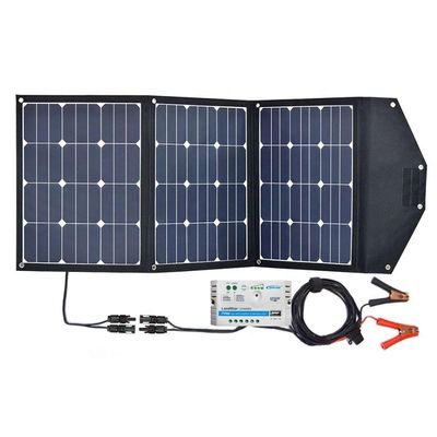 Giá tốt. Bộ pin mặt trời PV nhỏ 12V có thể gập lại 120w Cho người cắm trại Điện thoại thông minh Máy ảnh kỹ thuật số Máy tính bảng trực tuyến