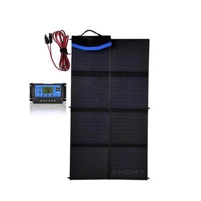 Giá tốt. 160W 12V Panel mặt trời di động Bộ sạc mặt trời gập đơn cho máy phát điện mặt trời Rv trực tuyến