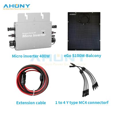 Giá tốt. Trên Off Grid Micro Inverter Hệ thống năng lượng mặt trời 400w 600w 800W Cho ban công nhà trực tuyến