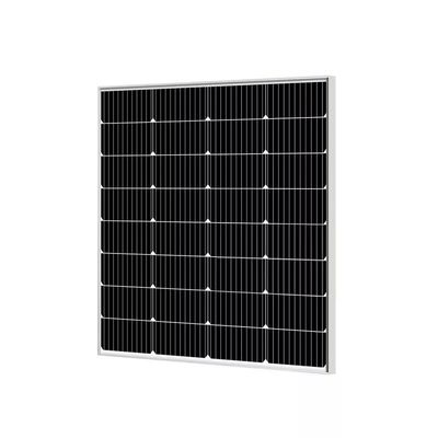 Một tấm pin mặt trời kính 100W PERC HJT với 12V nhẹ cho hệ thống mặt trời từ xa công nghiệp IOT