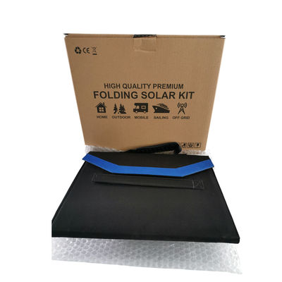 Giá tốt. 50w Bộ ghép năng lượng mặt trời quang điện di động Mono Silicon tấm pin mặt trời bảng điều khiển bộ sạc năng lượng mặt trời di động túi cho trại hệ thống pin xe RV trực tuyến