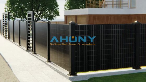 Hệ thống hàng rào năng lượng mặt trời hai mặt thẳng đứng Nhà máy điện Mô-đun PV năng lượng mặt trời cho Gia đình, Nông nghiệp, Hồ bơi
