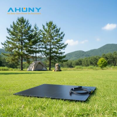 Giá tốt. Tấm pin mặt trời dẻo 75W 18V ETFE Đen mỏng để sạc pin cho tàu thuyền, RV, cắm trại, thuyền, cắm trại, máy phát điện trực tuyến