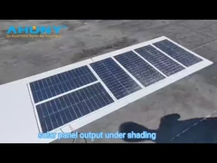 Màn hình mặt trời linh hoạt bán chịu bóng râm 145w Half Cut Mono Solar Panel cho RV Marine Sailboat
